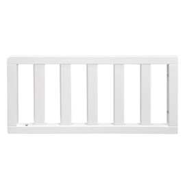 Toddler Safe Guardrail Compatible with Davinci Convertible Crib, Toddler Crib Rail for Prevent Toddler from Rolling Off The Bed, White