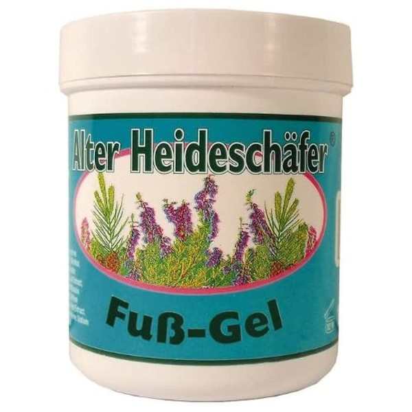 'Foot Gel Refreshes and Revives Tired Feet Plant Extracts From Sustainable Hollyhock, Horsetail, Rosemary, Lemon and Eucalyptus, Camomile, Sage Common "Old 100 ml Tub Sealed with Aluminum Foil