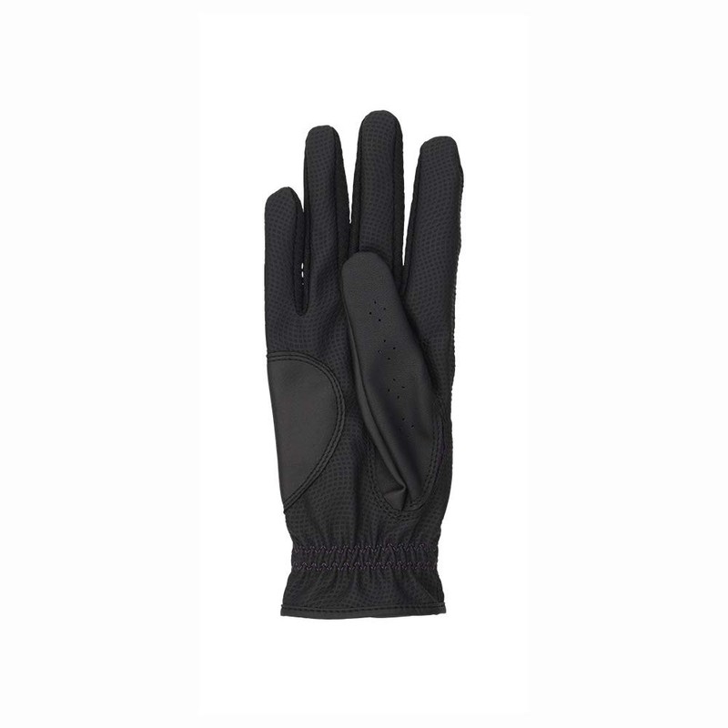 ONOFF OG7221-02 BLK17 Women's Gloves (Left Hand), Black x Purple,