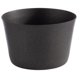 APS Levante Bowl Diameter 8.5 cm Height 5.5 cm Stainless Steel Colour: Grey Black 0.2 Litres