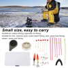Mini Ice Fishing Rod Reel Combo Portable Ice Fishing Pole