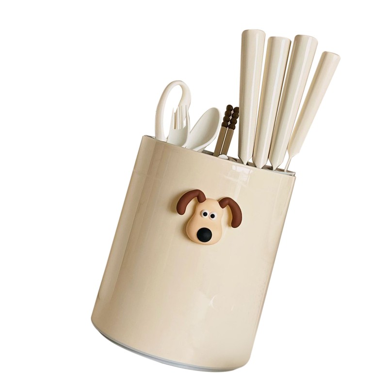 Multifunctional Chopsticks Cage Storage Tube Plastic Chopsticks Cage Rotary Knife