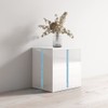 Cube 20" Nightstand White