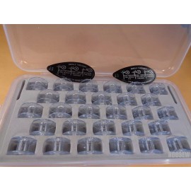 Generic Box Of 28 Bobbins Husqvarna Viking Emerald 116 118 122 183