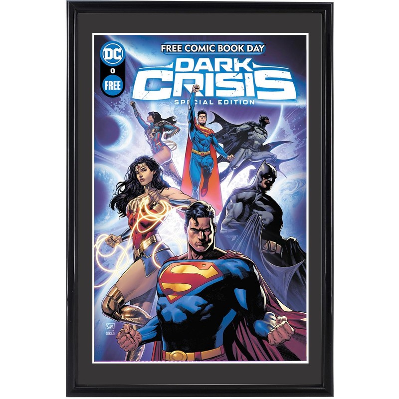 SparklyHome 4 Packs, Comic Book Frame with Black mat, UV