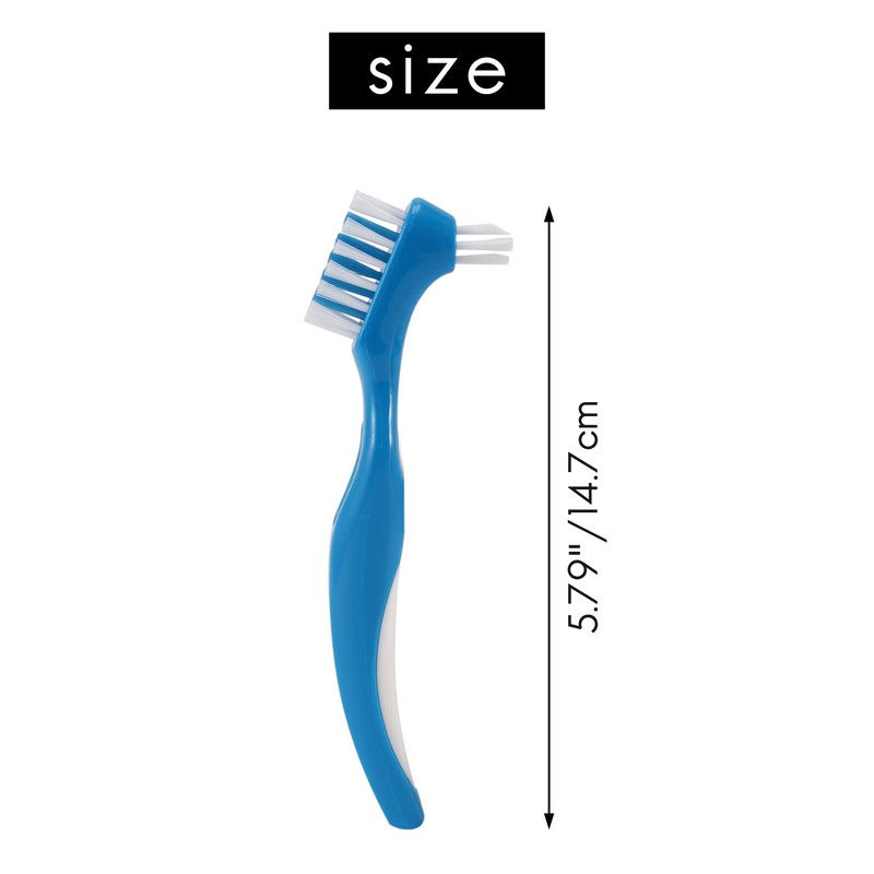 Kopinma Pack of 12 Denture Brush Hard Denture Cleaning Brush