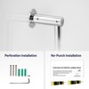 Shower Slide Bar Adjustable Handheld Shower Head Holder Wall Mount