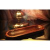 Simply essential Wooden Incense Stick Holder Boat Shaped Made by