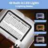 5X Magnifying Glass with Light, Lightweight Full Page Magnifier for