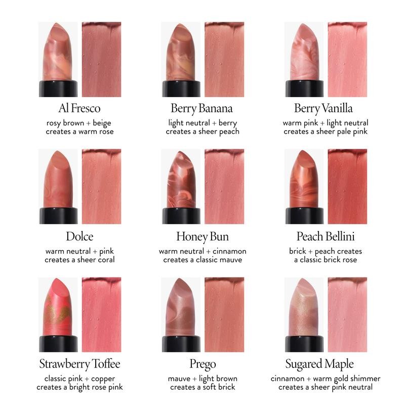 Laura Geller Italian Marble Lipstick – Hydrating, Creamy & Marbleized