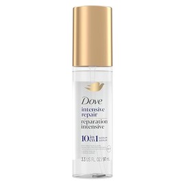 Dove Styling Aid - Reparación intensiva para cabello dañado con tecnología de cuidado de bio-proteínas y suero amino de 3.3 onzas líquidas