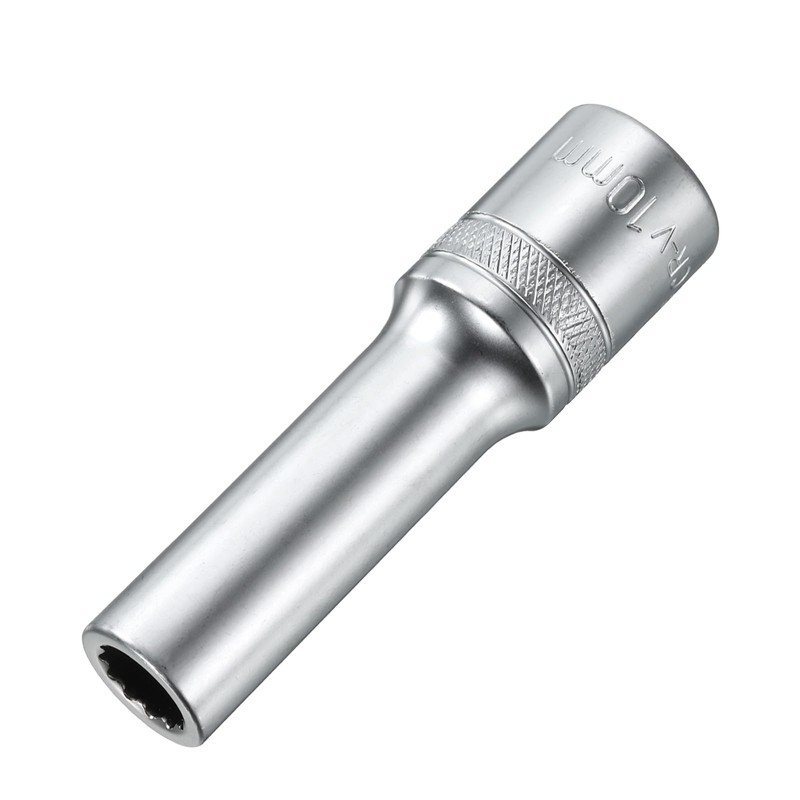 sourcing map 1/2" Drive by 10mm 12-Point Deep Socket 78mm