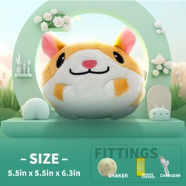 Bonbonpaws Interactive Dog Ball - Active Moving Pet Plush Toy for Dogs, Dog Chew Toys for Small/Medium/Large Dogs