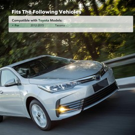 YHTAUTO Fog Light Bezel Fits Toyota Toyota Tacoma 2012-2015 Front Bumper Fog Light Cover Trim Left Driver Side