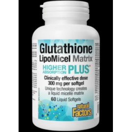 NATURAL FACTORS GLUTATHIONE LIPOMICEL 60s