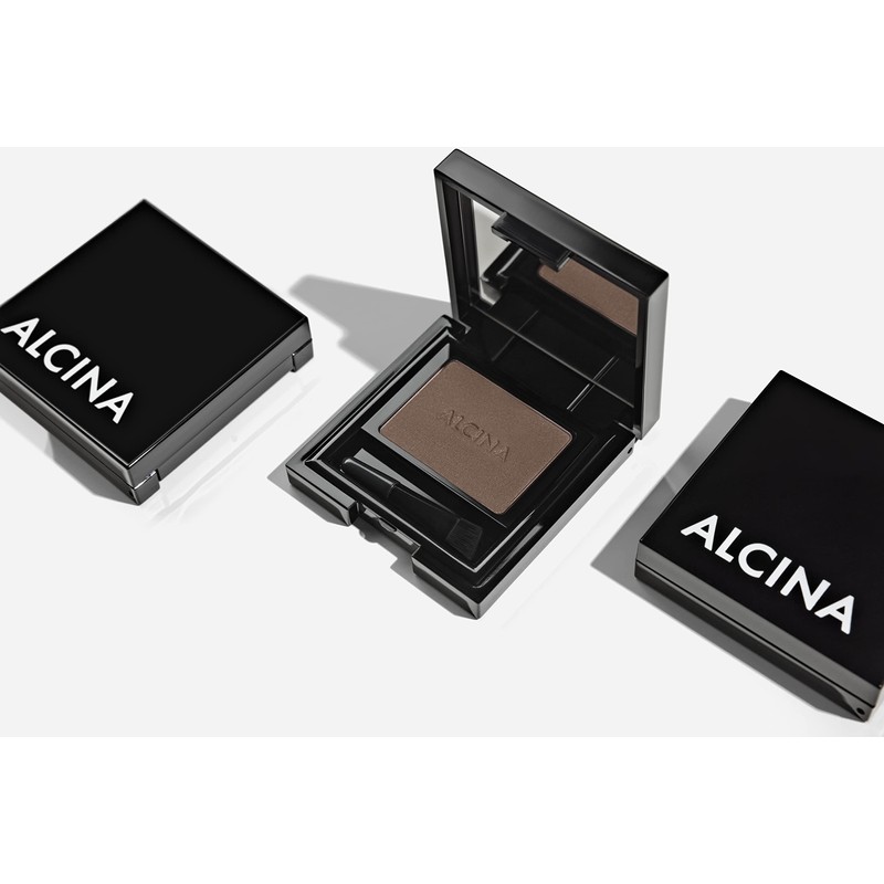ALCINA Perfect Eyebrow Powder Grey Brown 020 - Compacts the