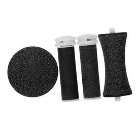 Mikinona Replacement Roller Heads for Electric Foot File Tool Refill Rollers Foot File Refills