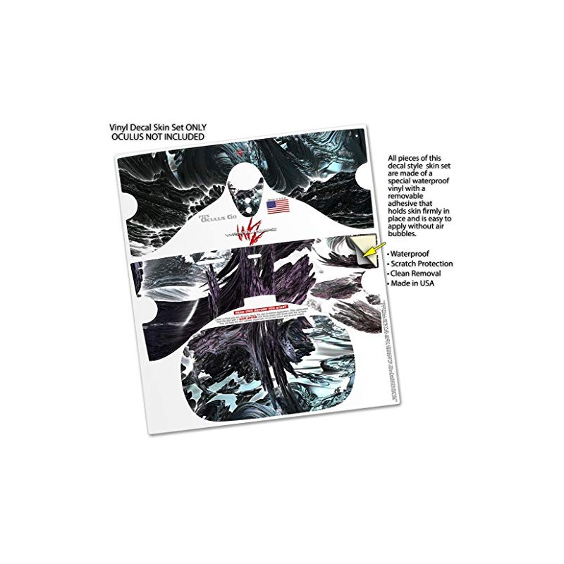 Decal Style Skin Wrap Compatible with Oculus Go Headset -