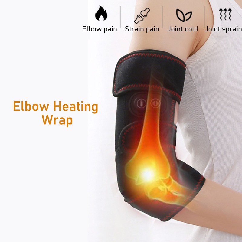 Elbow Heating Wrap with 3 Level Temperature Setting Vibration Massage