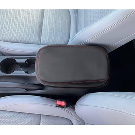 BIXUAN Compatible with Hyundai Kona SUV N Line Hybrid 2018-2020 Armrest Cover, Centre Console, Centre Armrest Cover, Interior Accessories, Protective Leather Padding