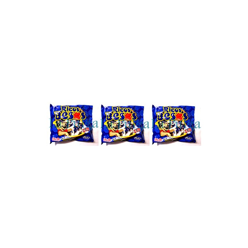 3 - Montes Ricos Besos Chocolate Flavor Toffees Mexican Candy