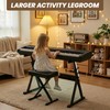 tipatyard Piano Keyboard Stand - Z Style Adjustable and Professional