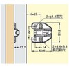Sugatsune Industrial Lamp Mark Mounting Plate 150-P6W-32TH+4 150-P6W-32TH+4