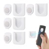 ZALAOR Remote Control Holder Wall Mounted – 4 Pack Magnetic