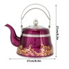 1.5L Teapot Classical Roman Tea Coffee Water Kettle Teaware Kitchen