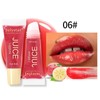 Fruit Flavored Lip Gloss, 1 Count Moisturizing Lip Glaze Stick,