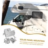 Ciieeo 8pcs Solar Panel Mounting Z Bracket Kit for Rv