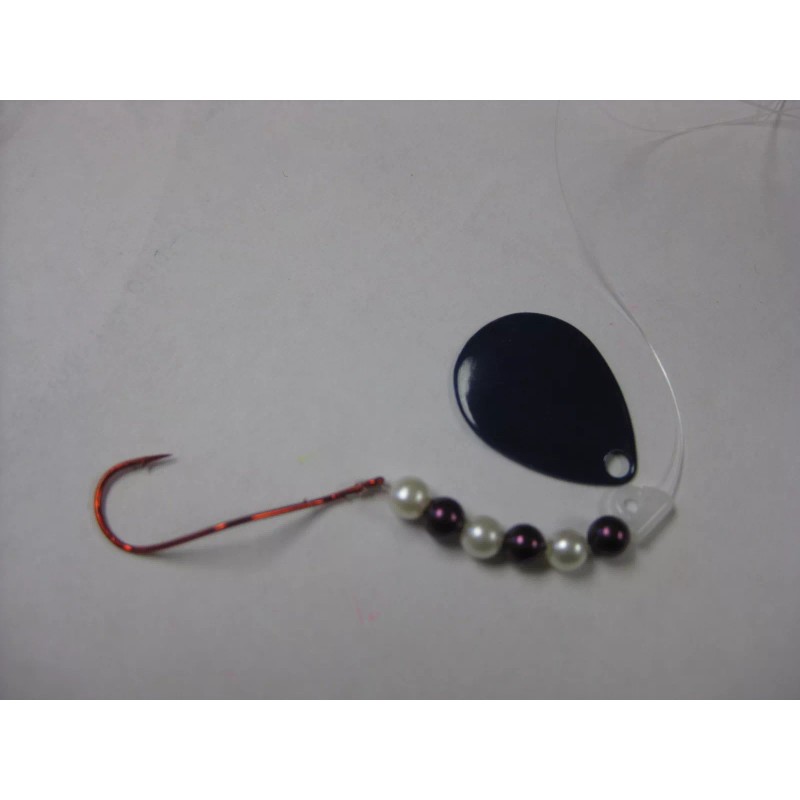 Unbranded Walleye Red Slow Death Hook Spinner Rigs (Purple)