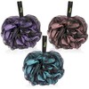 lampox - Bath Sponge [Pack of 3] Shower Sponge, Exfoliating