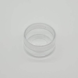 Empty cosmetic bottle transparent cap cream container 10g empty cosmetic bottle cream container empty cosmetic bottle cream container / 화장품공병 투명캡 크림용기 10g 화장품공병 크림용기 화장품공병 크림용기