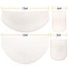 BEEOS 4x4 Transparent Lace for Wig Making, 5 Pieces Lace