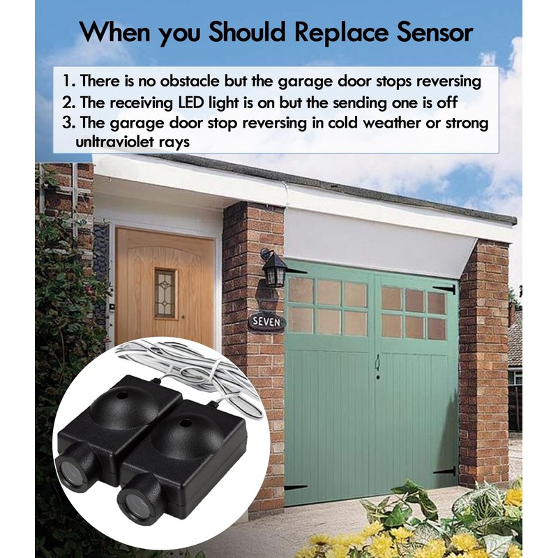 Lift Master 41A4373A Garage Door Safety Sensor Replacement for Lift