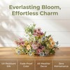 6-Pack Artificial Wildflower Bundles, Faux Spring Flowers for Vase