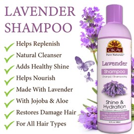 Okay Shampoo, Lavender, 12 Fl Oz
