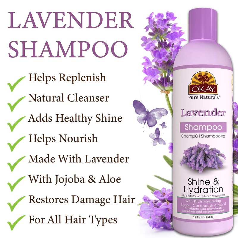 Okay Shampoo, Lavender, 12 Fl Oz