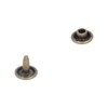 500set Metal Studs Rivets 8mm DIY Iron Double Flat Burr
