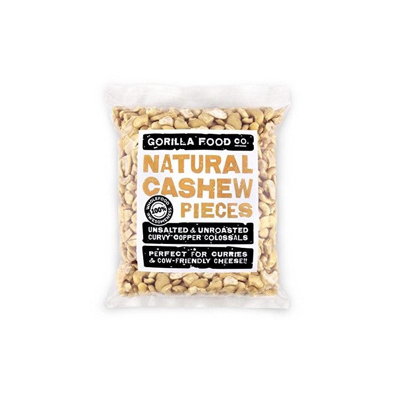 Gorilla Food Co. Natural Cashew Nut Pieces Raw - 400g