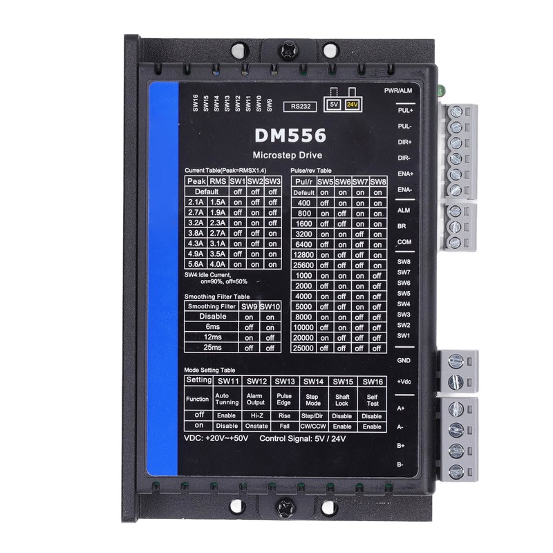 Digital Stepper Driver 2 Phase Stepper Motor Controller 8 Level
