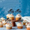 Arthsdite 24Pcs Congrats PHD Cupcake Toppers/PHD 2025 Graduation Cupcake Decor/Congrats
