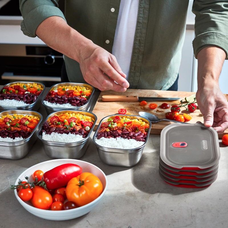 BLACK + BLUM FBSS-BX. Microwavable Stainless Steel Lunch Box Multi-Function