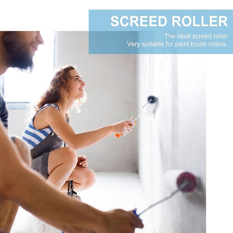 DOITOOL 1 PC Roller Foam Paint Brush Trim Paint Foam