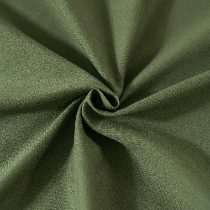 Green Bed Skirt Full Size Ruffled Bed Skirt with Split