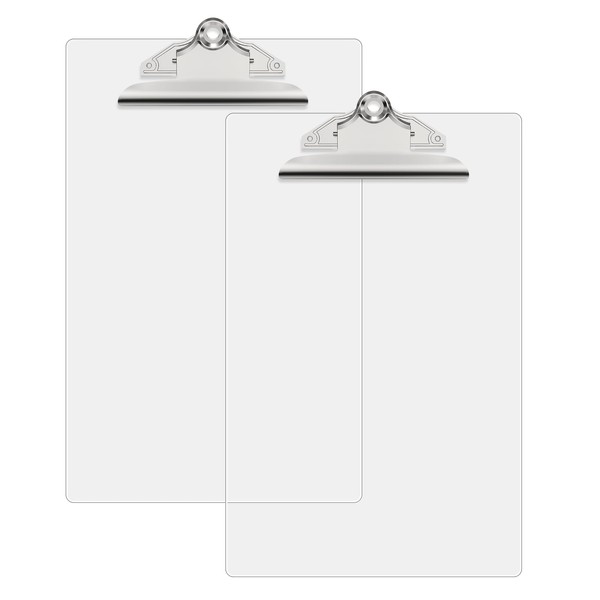 Juvealoe A4 Plastic Large Clipboard Set of 2, 8.5 x