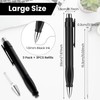 Amabro Extra Large Ballpoint Pens with 3PCS Refills Easy Grip