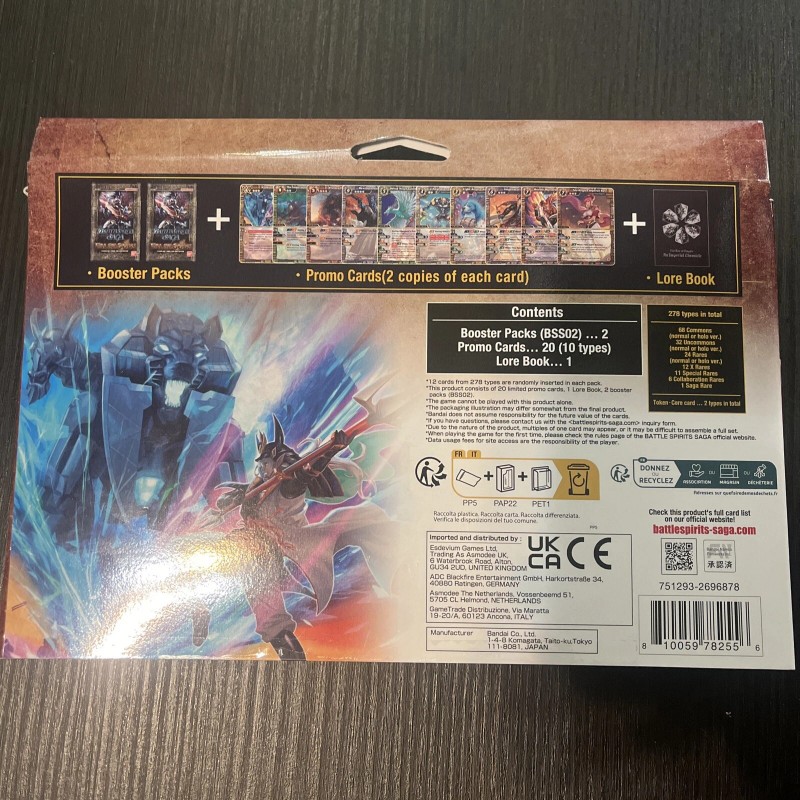 Battle Spirits Saga - Lore Set 01: Ancient Heroes New