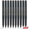 FibrePoint Fineliner Pens, BLACK, Extra Fine Tip (0.5mm), Pack of